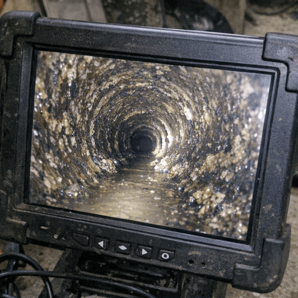 Monitor der Rohrkamera-Inspektion